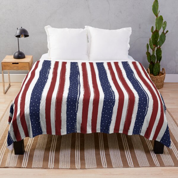 Item preview, Red And Blue Aesthetic Striped Pattern designed and sold by JABG-01.