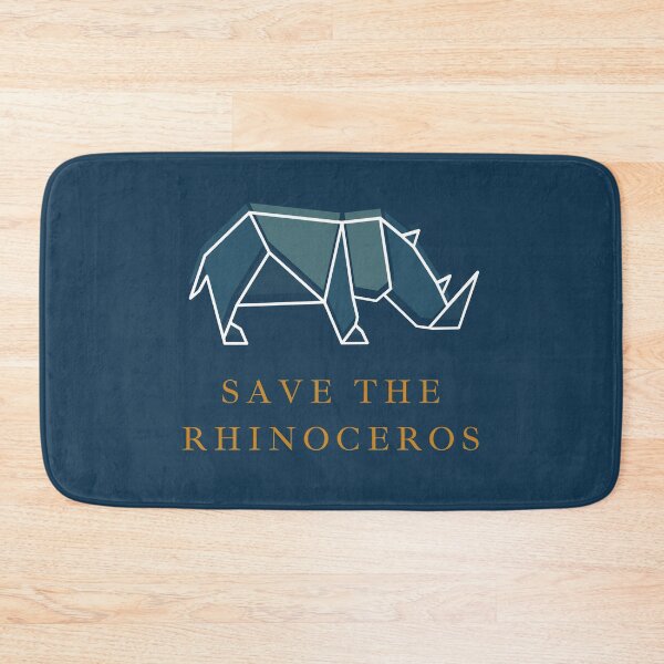 Item preview, Save the Rhinoceros Fat Rhino Sondaicus Extinction of Rhinos designed and sold by SweetbeStore.
