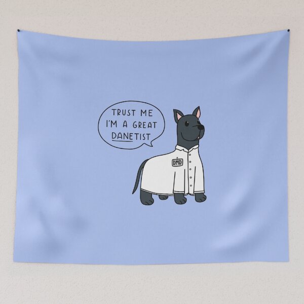 Item preview, Danetist Funny Great Dane Dentist  designed and sold by SofiaSava01.