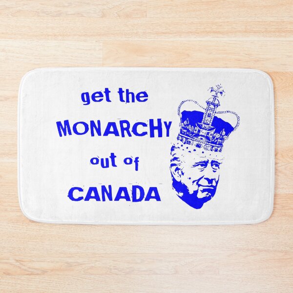 Item preview, Get the monarchy out of Canada - Prince Charles or King Charles in crown designed and sold by Signs for Dark Times.