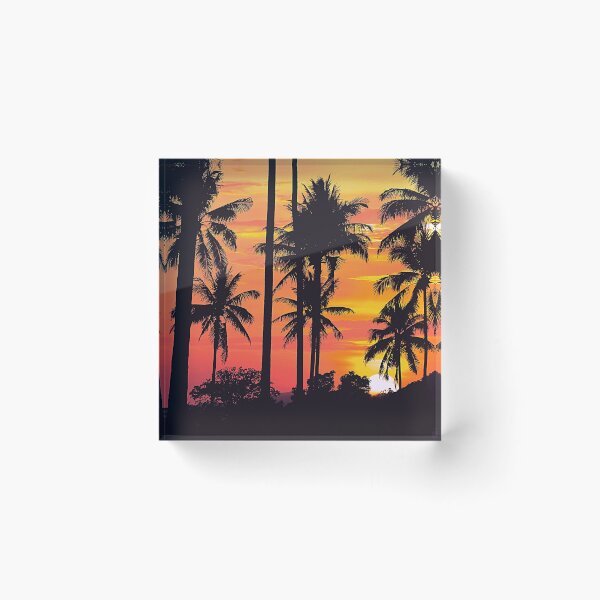 Item preview,  palm,beach,sunset designed and sold by cutecrazytshirt.