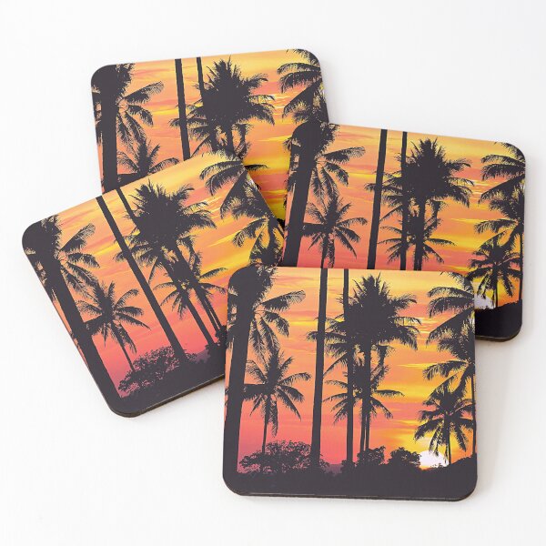 Item preview,  palm,beach,sunset designed and sold by cutecrazytshirt.