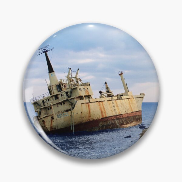 Item preview, Abandoned Ship Sea Landscape  designed and sold by katiamelnik.