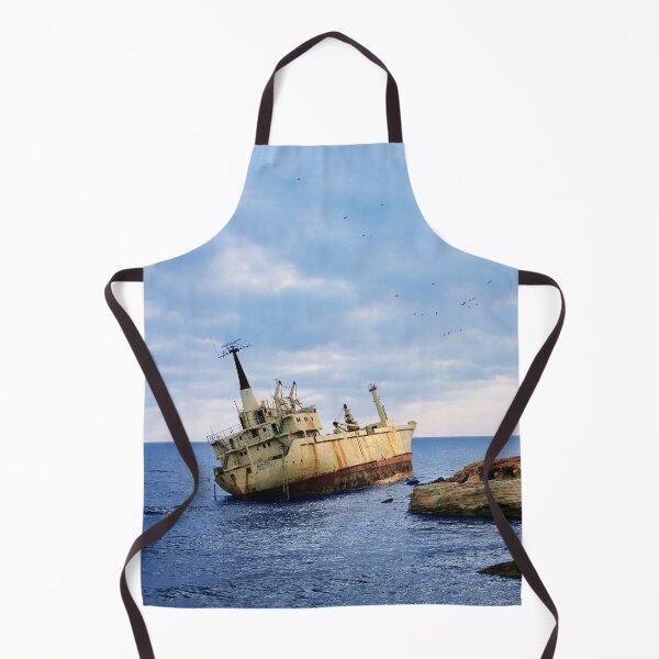Item preview, Abandoned Ship Sea Landscape  designed and sold by katiamelnik.