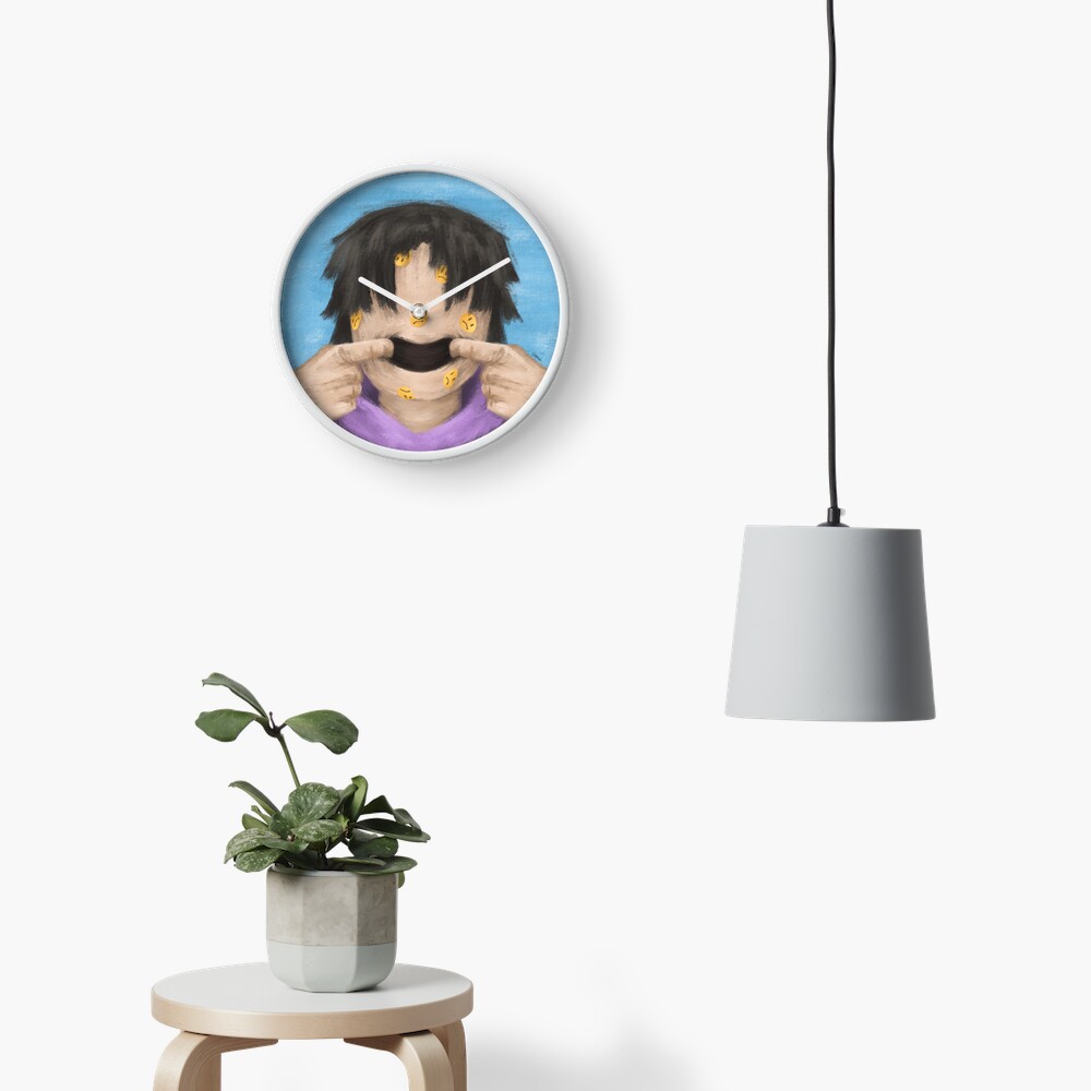 put your fake smile on Clock