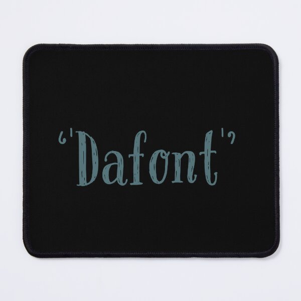 Dafont  Sticker for Sale by Haytam Laftimi