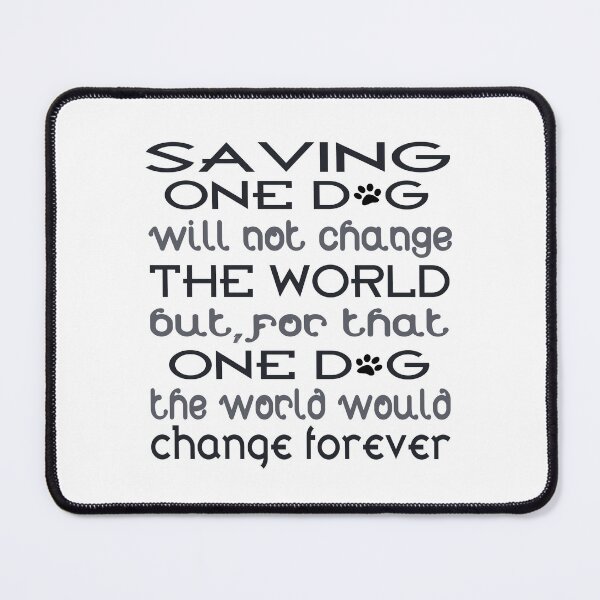 Item preview, Saving One Dog designed and sold by raineOn.