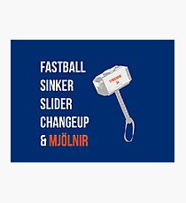 Noah Syndergaard Pitches Photographic Print