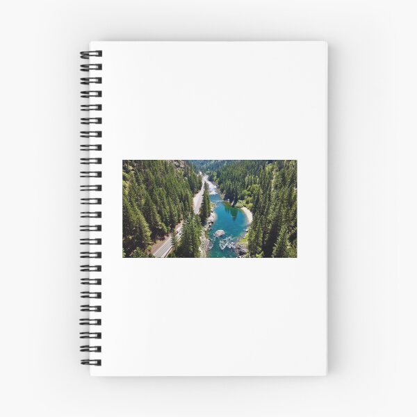 Item preview, Leavenworth River Drone Photo designed and sold by murphydronepic.