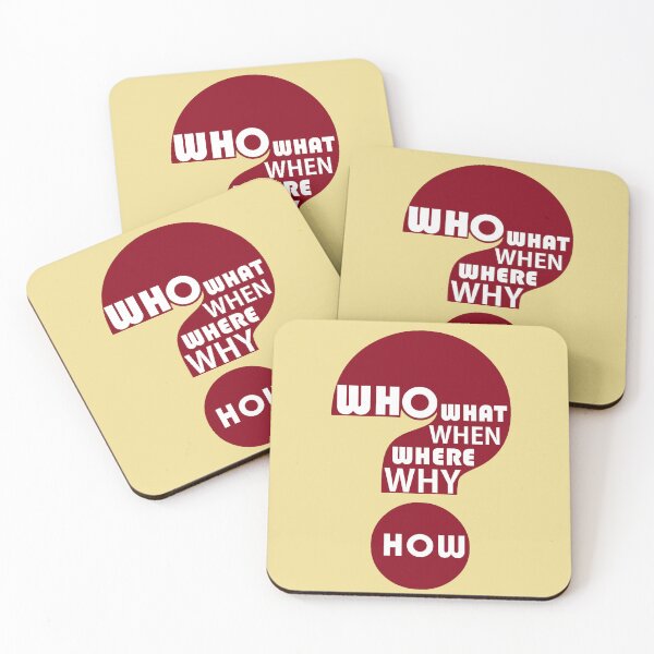 Item preview, Who, What, When, Where, Why, and How? designed and sold by Jean Gregory Evans.