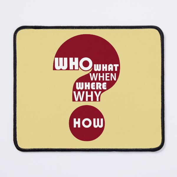 Item preview, Who, What, When, Where, Why, and How? designed and sold by Jean Gregory Evans.