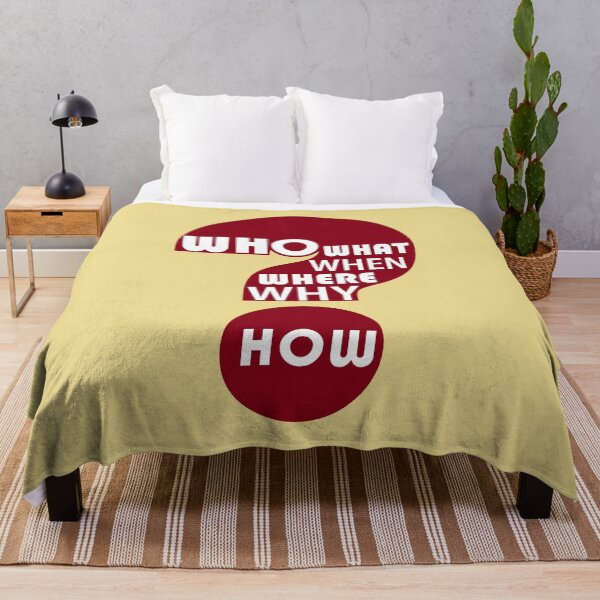 Item preview, Who, What, When, Where, Why, and How? designed and sold by Jean Gregory Evans.
