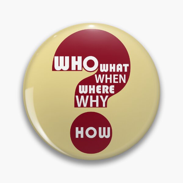 Item preview, Who, What, When, Where, Why, and How? designed and sold by Jean Gregory Evans.