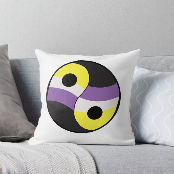Item preview, Non binary pride yin/yang designed and sold by Jpegnotfound.
