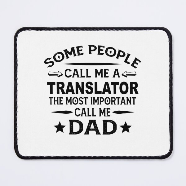Item preview, Translator Father Dad T-shirt gift for father's Day Translator Dad Father's Day, Translator Dad Hudband Christmas Gift designed and sold by xlnv.