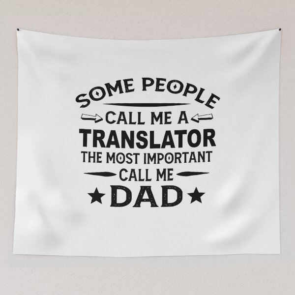 Item preview, Translator Father Dad T-shirt gift for father's Day Translator Dad Father's Day, Translator Dad Hudband Christmas Gift designed and sold by xlnv.