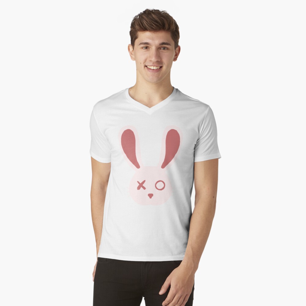 Emo Bunny X O Pink Print