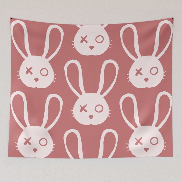 Item preview, Emo Bunny X O Pink Print designed and sold by Grace Excellence _.