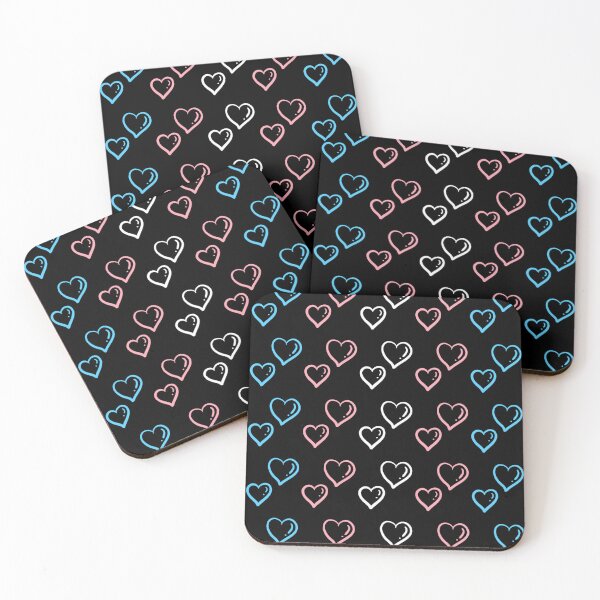 Item preview, Subtle Trans Hearts designed and sold by ZhetWai.