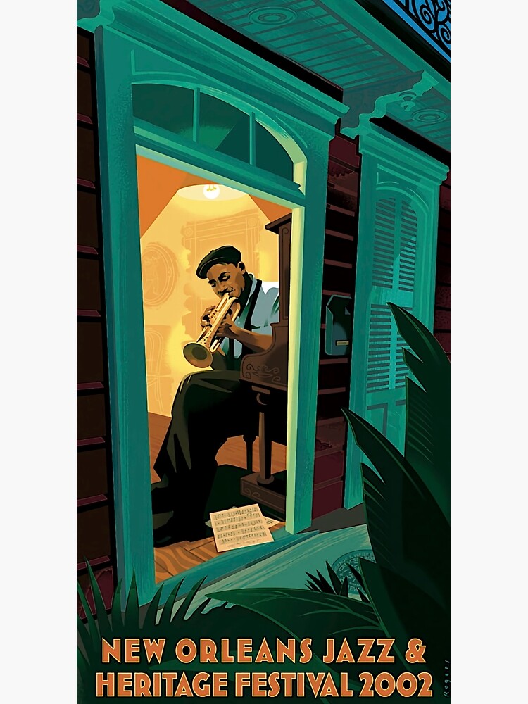 "New Orleans Jazz" Poster for Sale by donnaramos Redbubble