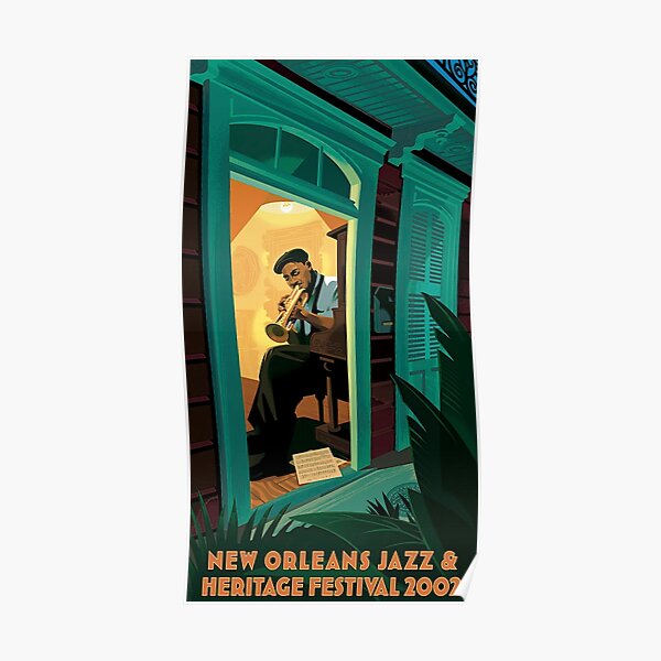 "New Orleans Jazz" Poster for Sale by donnaramos Redbubble
