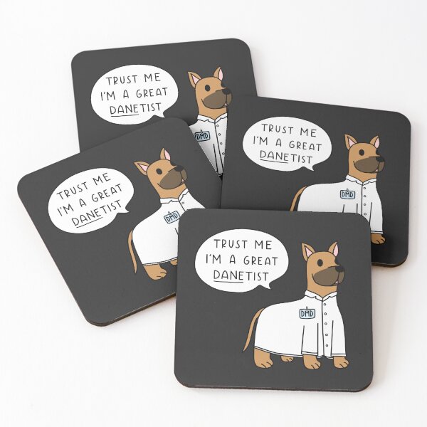 Item preview, Danetist Funny Fawn Great Dane Dentist  designed and sold by SofiaSava01.