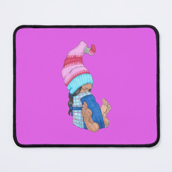Artikelvorschau, Rosa und blauer Hut Hobb Nobb entworfen und verkauft von StewCanSketch.