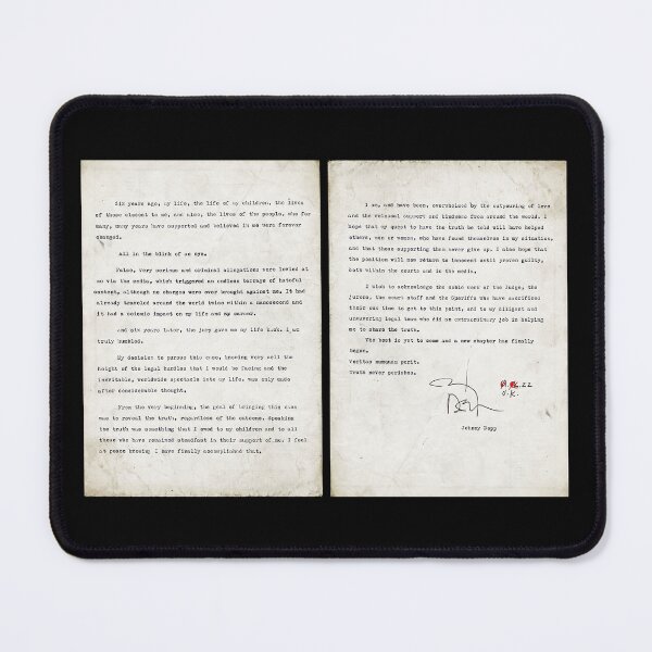 Item preview, Carta de Johnny Depp al mundo designed and sold by amuseXpress.