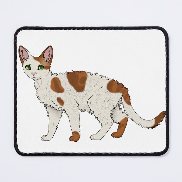 Item preview, Devon rex cat designed and sold by NovaesArt.