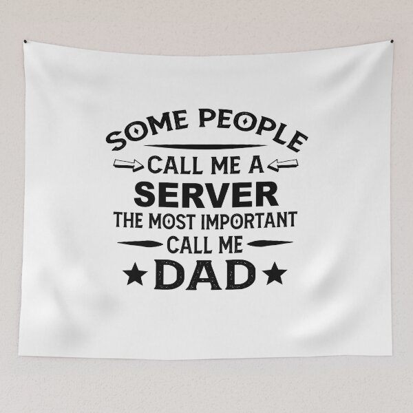 Item preview, Server Father Dad T-shirt gift for father's Day Server Dad Father's Day, Server Dad Hudband Christmas Gift designed and sold by xlnv.