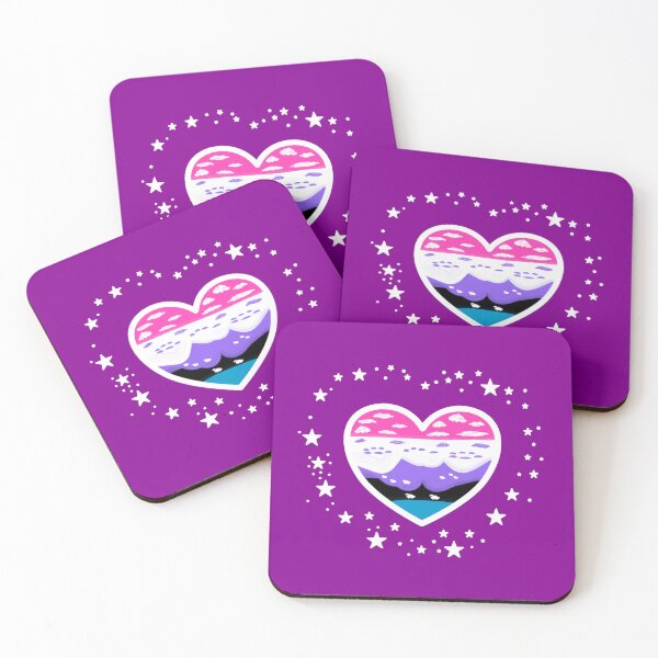 Item preview, Genderfluid Landscape Heart designed and sold by PHNDZMND.