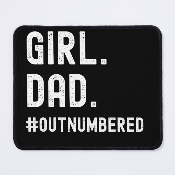 Item preview, Girl Dad Outnumbered Gift for Dad designed and sold by Emboyle1027.