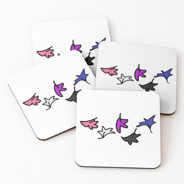 Item preview, Genderfluid Heart Stopper Leaves  designed and sold by Bambi0102.