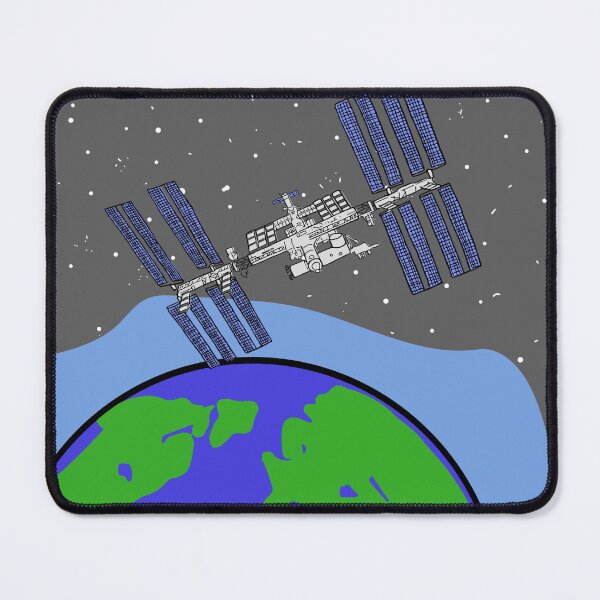Item preview, ISS over Earth designed and sold by RoseWaugh.