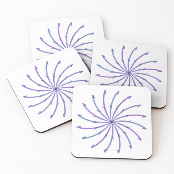 Item preview, violet blue star, abstract art designed and sold by Meo Design.