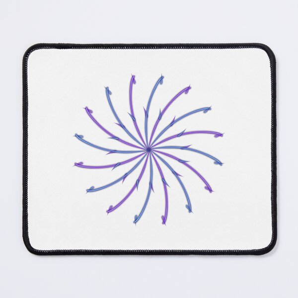 Item preview, violet blue star, abstract art designed and sold by Meo Design.