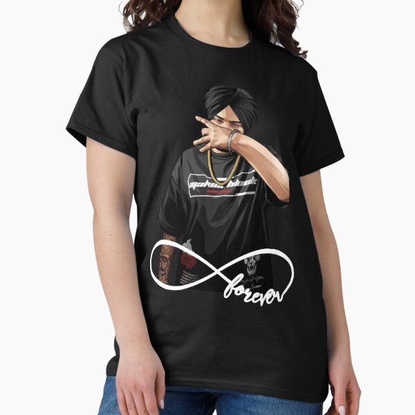Vista previa del artículo con la obra «Pegatinas de Sidhu Moosewala», diseñado y vendido por Desi  Merch.