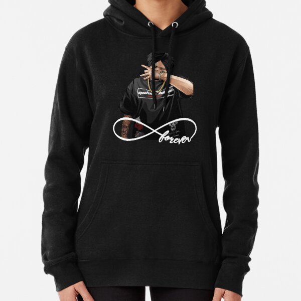 Sidhu Moosewala Stickers Pullover Hoodie