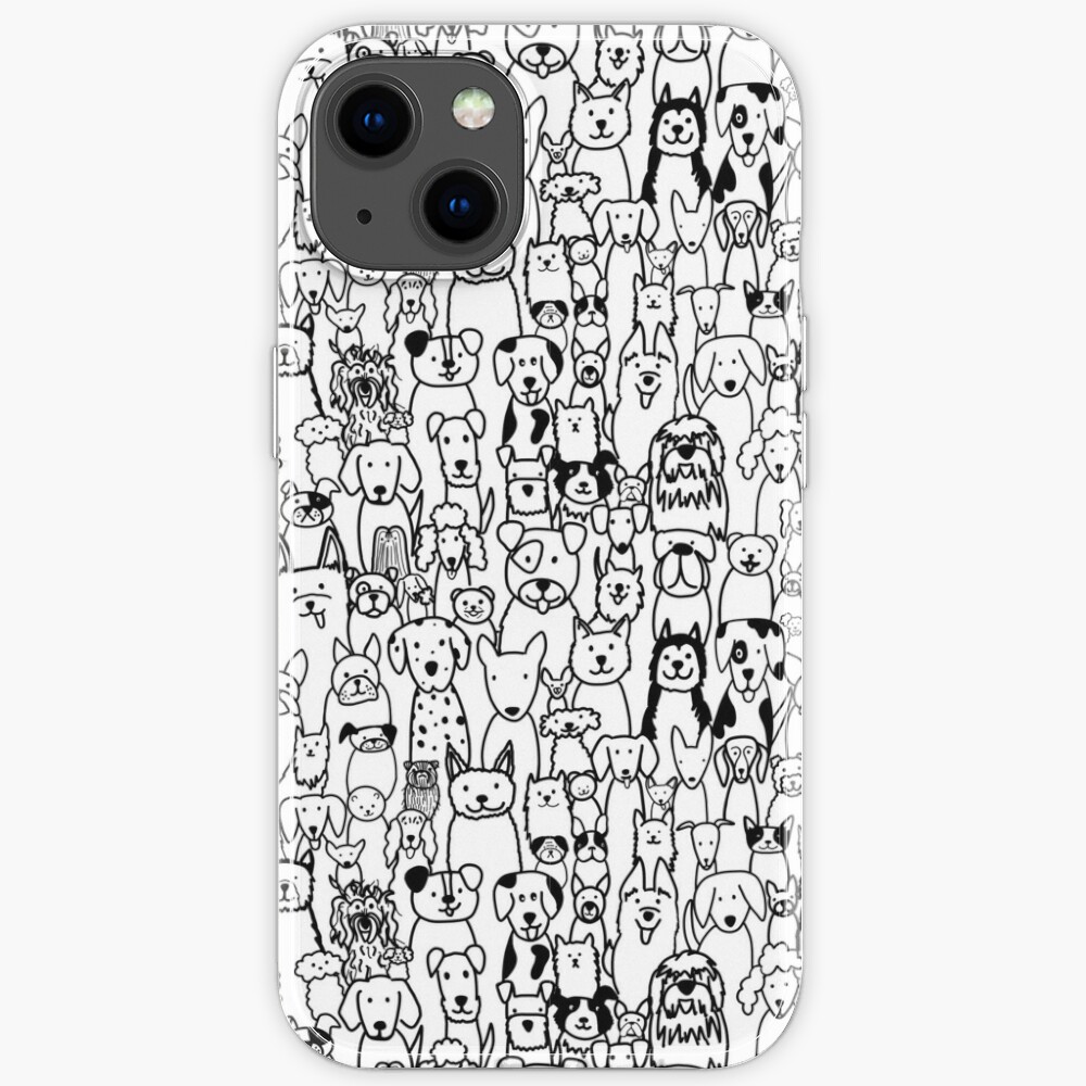 Crowd of Dogs iPhone Case