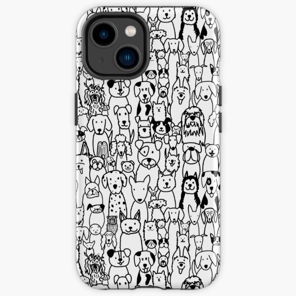 Crowd of Dogs iPhone Tough Case