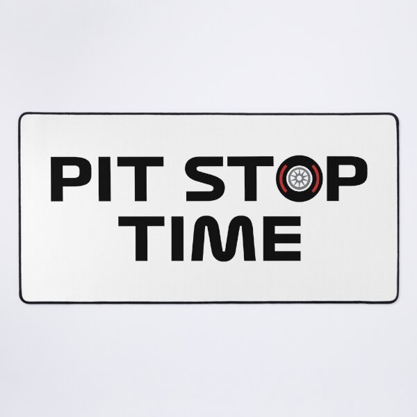 Item preview, Pit Stop Time! (Black) designed and sold by FilipeFerreira.