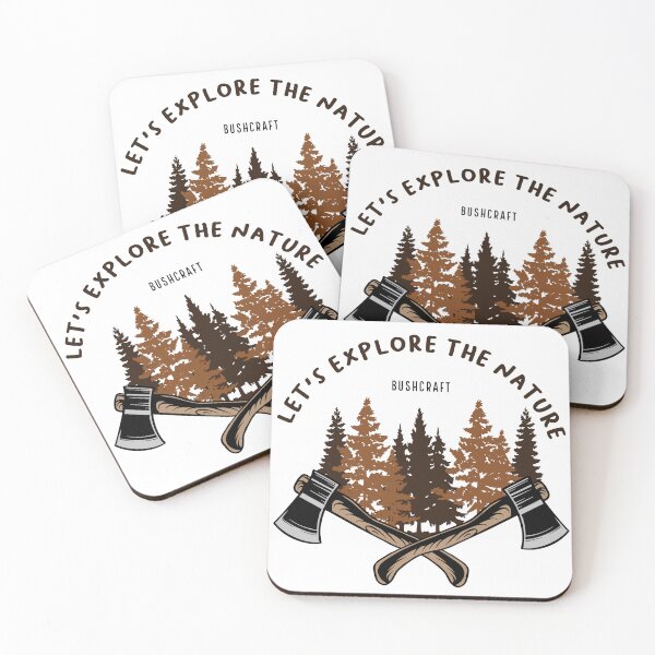 Item preview, Bushcraft | Let's Explore The Nature | Camping & Outdoors  designed and sold by Ravenvine.