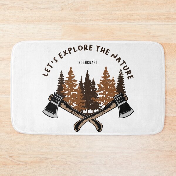 Item preview, Bushcraft | Let's Explore The Nature | Camping & Outdoors  designed and sold by Ravenvine.
