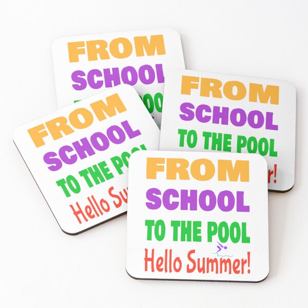 Item preview, From school to the pool. Hello summer! Vacation field trip. designed and sold by TJHstudio.