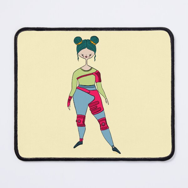 Item preview, Cute Girl With Joint Braces (yellow) designed and sold by misslovelymess.