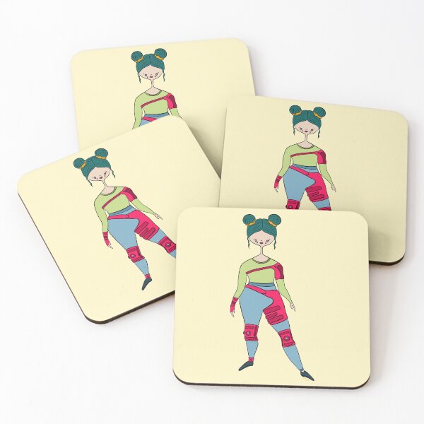 Item preview, Cute Girl With Joint Braces (yellow) designed and sold by misslovelymess.