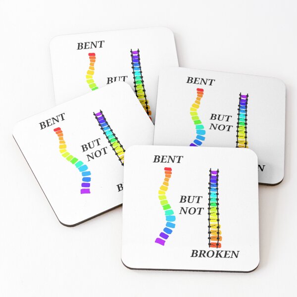 Item preview, Scoliosis bent but not broken  designed and sold by titaniumlady.