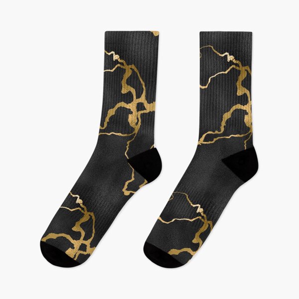 Item preview, Black And Gold Marble Seamless Pattern designed and sold by delikedesign.
