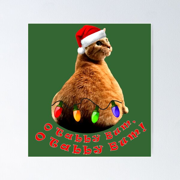 Item preview, O Tabby Bum, O Tabby Bum! designed and sold by RawSunArt.