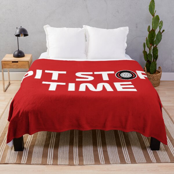 Item preview, Pit Stop Time! (White - Red BG) designed and sold by FilipeFerreira.